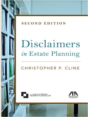 cover image of Disclaimers in Estate Planning